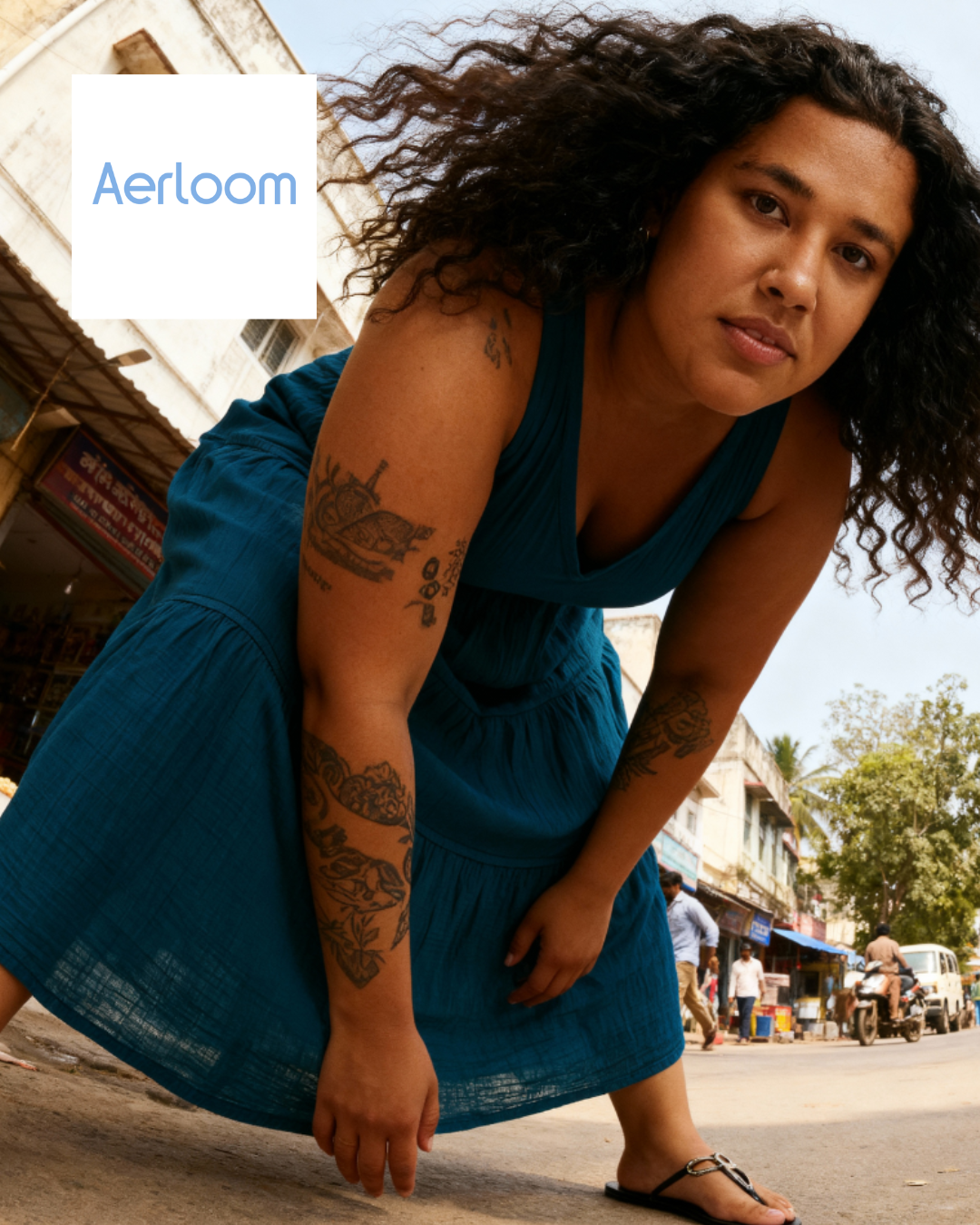 Women's Indigo Blue Dress