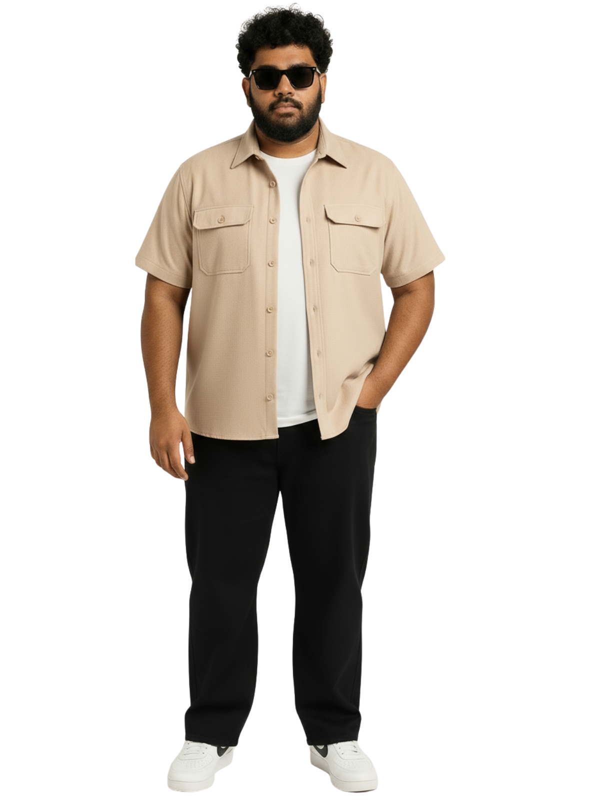 Aerloom Beige Shirt Men