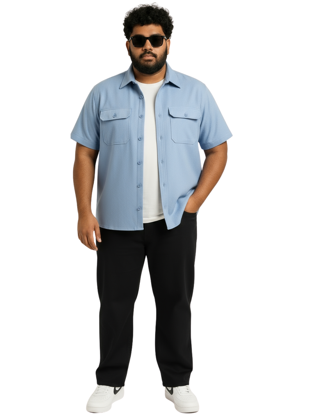 Aerloom Light Blue Shirt Men