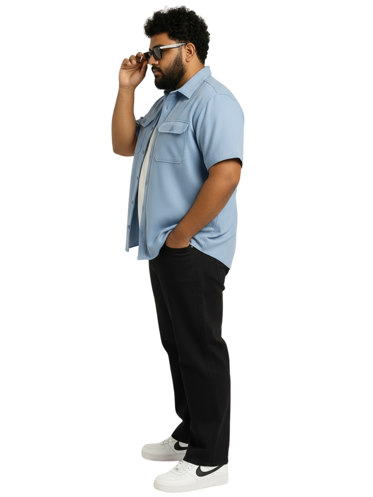 Aerloom Light Blue Shirt Men