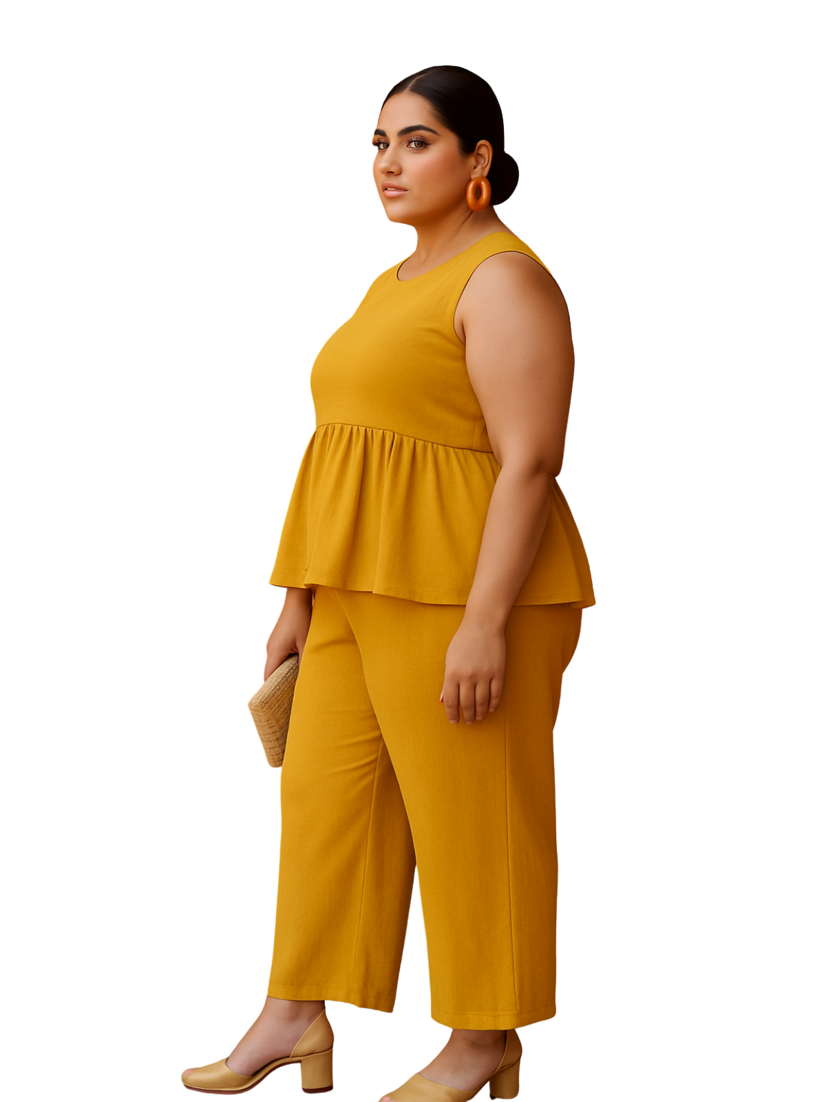 Aerloom Yellow Dress with Pants - Women